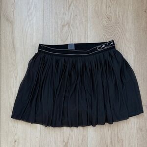 Calia Black Pleated Women's Skirt